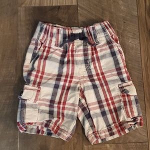 Plaid Cargo Shorts